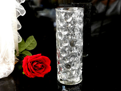 Glasvase transparent