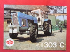 Fortschritt Traktor ZT  - 303  - C  VEB Traktorenwerk Schönebeck Prospekt DDR