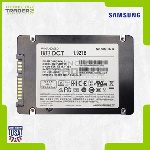 Samsung 7lh1t9n 92tb dct - mz-7lh1t9n, 1,92tb