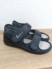 Verbandschuh Liromed  grau Mikrofaser, Neuwertig- Hausschuhe Hüttenschuhe Gr 45