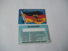 Bundeswehr Telefonkarte Dummy Set K 273 A 03.91 3800 DPR absolut neu und RAR