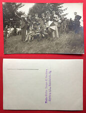 Studentika Foto AK MARBURG an der Lahn Studenten beim Bier trinken Typen ( 12652