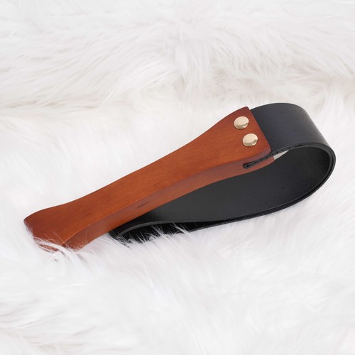 Leder spanking holzgriff - pu,