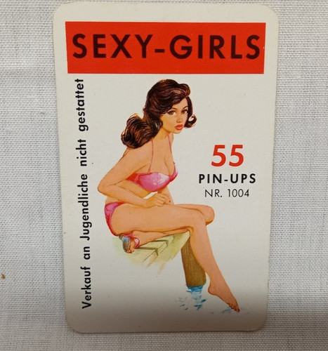 Pin kartenspiel 60er jahre - up,