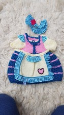 Puppenkleidung, Strick, Kleid
