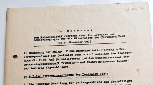 Ddr dokument deutsche post - deutsche,
