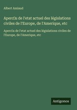 Aperc¿u de l'etat actuel des