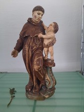 Heiligenfigur Holz - Heiliger Antonius - Mitte 18. Jahrhundert