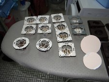 12 Steckdosen und 2 Wippschalter mit vers. Blenden gebraucht