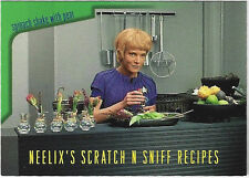 TCS 1212 Star Trek Voyager Season 1 Series 2 Neelix's Scratch N Sniff Recipes R6