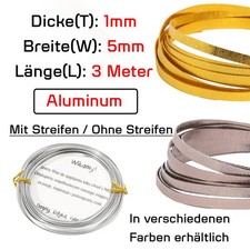 5mm Aluminium Flachdraht