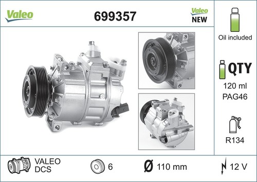 Kompressor klimaanlage valeo - klimaanlage,