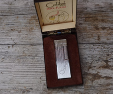 Colibri John Sterling Duo-Flame Gas Pfeifen Feuerzeug Neuwertig in Original Case