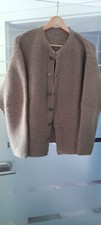 Strickjacke Herren Schurwolle Handgestrickt