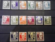 DDR 327 - 341 mit 80 Pfg Lacküberzug  postfrisch