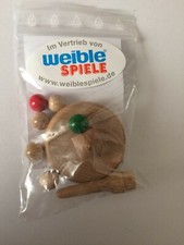 Kreisel und Kugelset für Tiroler Roulette 1 Holzkreisel + 6 Holzkugeln 10140