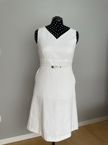 Kleid creme weiß comma - kleid, 40
