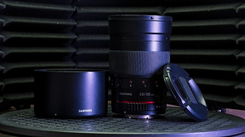 Samyang 135mm ed - samyang, f2.0