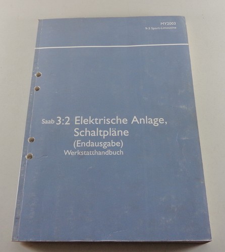 Werkstatthandbuch saab 3 - werkstatthandbuch, 9-3