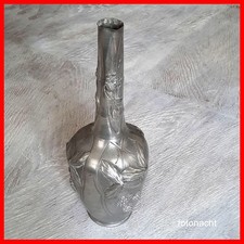 Jugendstil Zinnvase Zinn Vase - P. CHAUMETTE Paris - signiert - H 30 cm