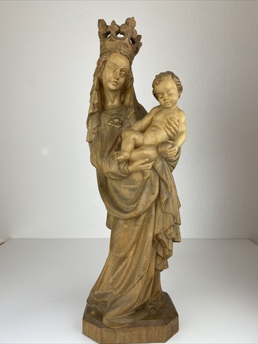 Heiligenfigur holz figur - holz,