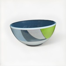 Muslischale Weiß-Blau-Grün Schälchen Rutschfest Camping Geschirr Campinggeschirr