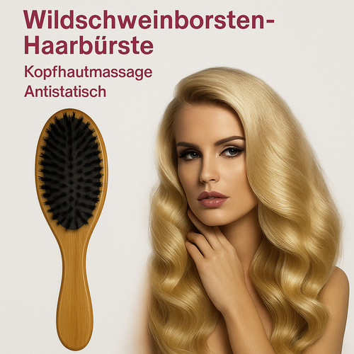 Bambus haarbürste aus - bambus,