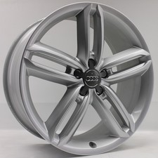 Original Audi 20 Zoll Felgen Satz 8,5x20 ET43 4G9601025B 4G9601025G Silber glanz