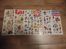 3 Aufkleber Bögen Sticker aus