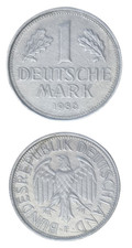 1 DM Münze 1986 F –