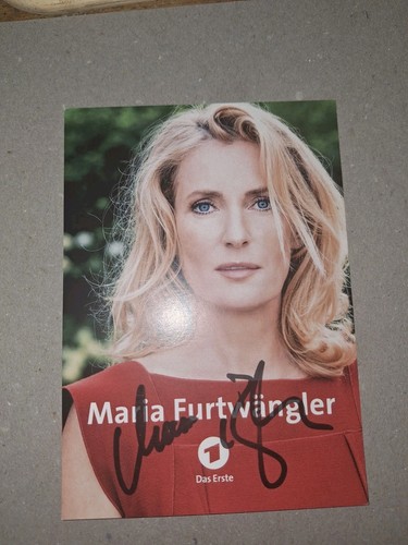 Autogrammkarte maria - autogrammkarte,