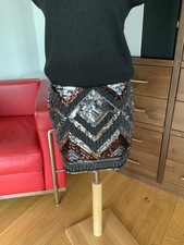 Pailletten-Rock, H&M, Silvester, Party, Größe 36, Neu