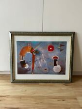 Kunstdruck Kandinsky "Rund und Spitz" 1930 im Rahmen ca. 55x45 cm