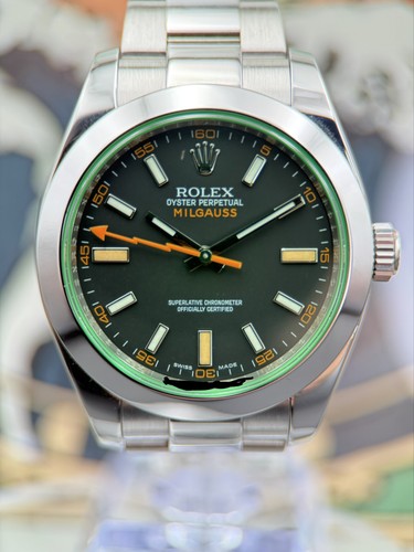 Rolex milgauss 116400gv - rolex,