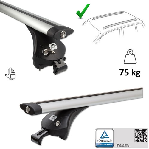 Alu grundträger dachträger - alu,
