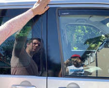 Passend für VW T5 / T6  B-Säule Folie Bus Dekor Wunschfarbe 4 Teiliges Set 