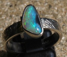 L.R. Black Opal 1 Karat 925er