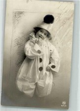 39888721 - Kind im Harlekinkostuem Novitas 824/4 Clown 1910