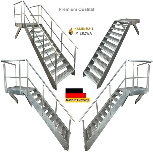 Stahltreppe treppe verzinkt - verzinkt, 11