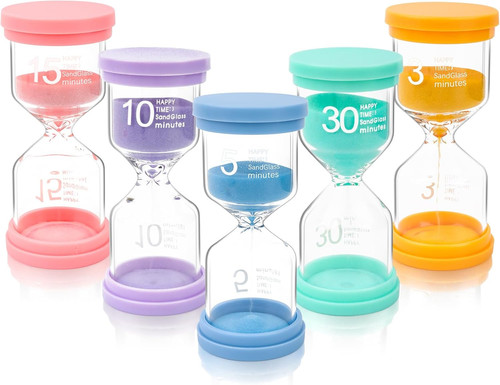 Stück sanduhr farbtimer - stück, sanduhr,
