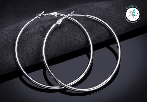 Ohrringe creolen xxl sterling - xxl,