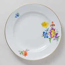 Meissen Teller 18,5 cm Bunte Blume Bukett schräg 1. Wahl unbeschädigt