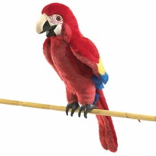 Folkmanis Handpuppe Vogel, Ara