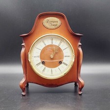 Vintage Tempus Fugit Tischuhr,Uhrwerk FHS Franz Hermle&Söhne 60er