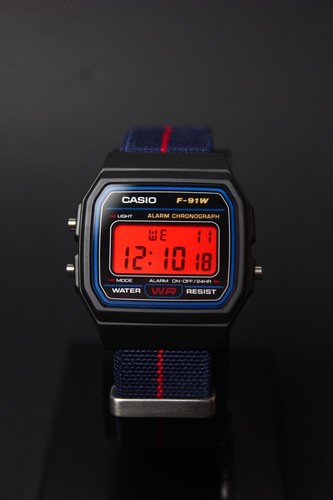Casio f91w 1yeg uhr mit - f91w-1yeg,