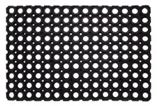 Ringgummimatte  schwarz, 40 x