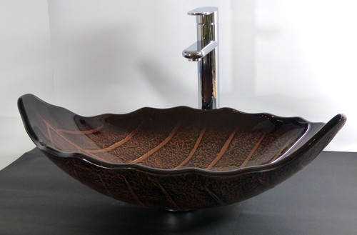 Aufsatz glas waschbecken oval - aufsatz,