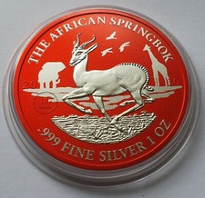 1 UNZE SILBER - SPRINGBOCK /