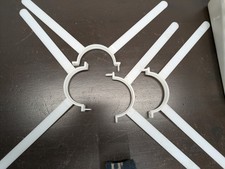 Buderus Abstandhalter-Set - 4x für PP-Abgasrohr DN80 mm 7738112597 Bosch Junkers