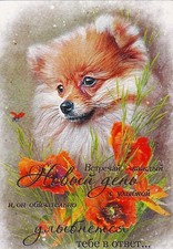 Kunstkarte DOG  *   HUND  *